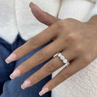 3.5ct Round Band Ring Yellow Gold 14K Labcreated Diamond F/VS — photo 8