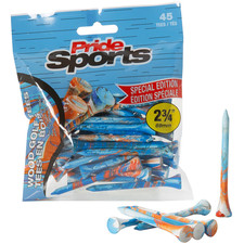 PRIDE SPECIAL SPLATTER EDITION GOLF TEES X 45 / ALL LENGTHS & MULTI-BUY DEALS