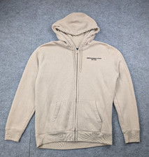 Abercrombie  Fitch Hoodie Mens Large Full Zip Logo Athleisure Fleece Sweatshirt
