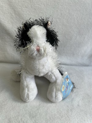 Webkinz Ganz schwarz-weiße Katze Plüsch unbenutzt Code mit Etikett