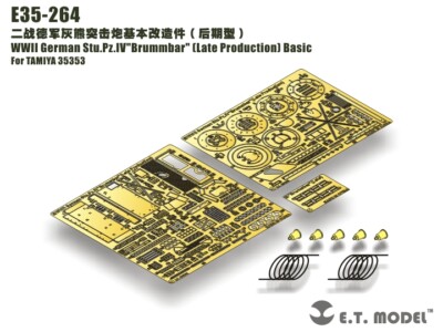 PE für Stu.Pz.IV ''Brummbar'' (Late Prod) BASIC (FOR TAMIYA), E35-264 ETMODEL, 1/35