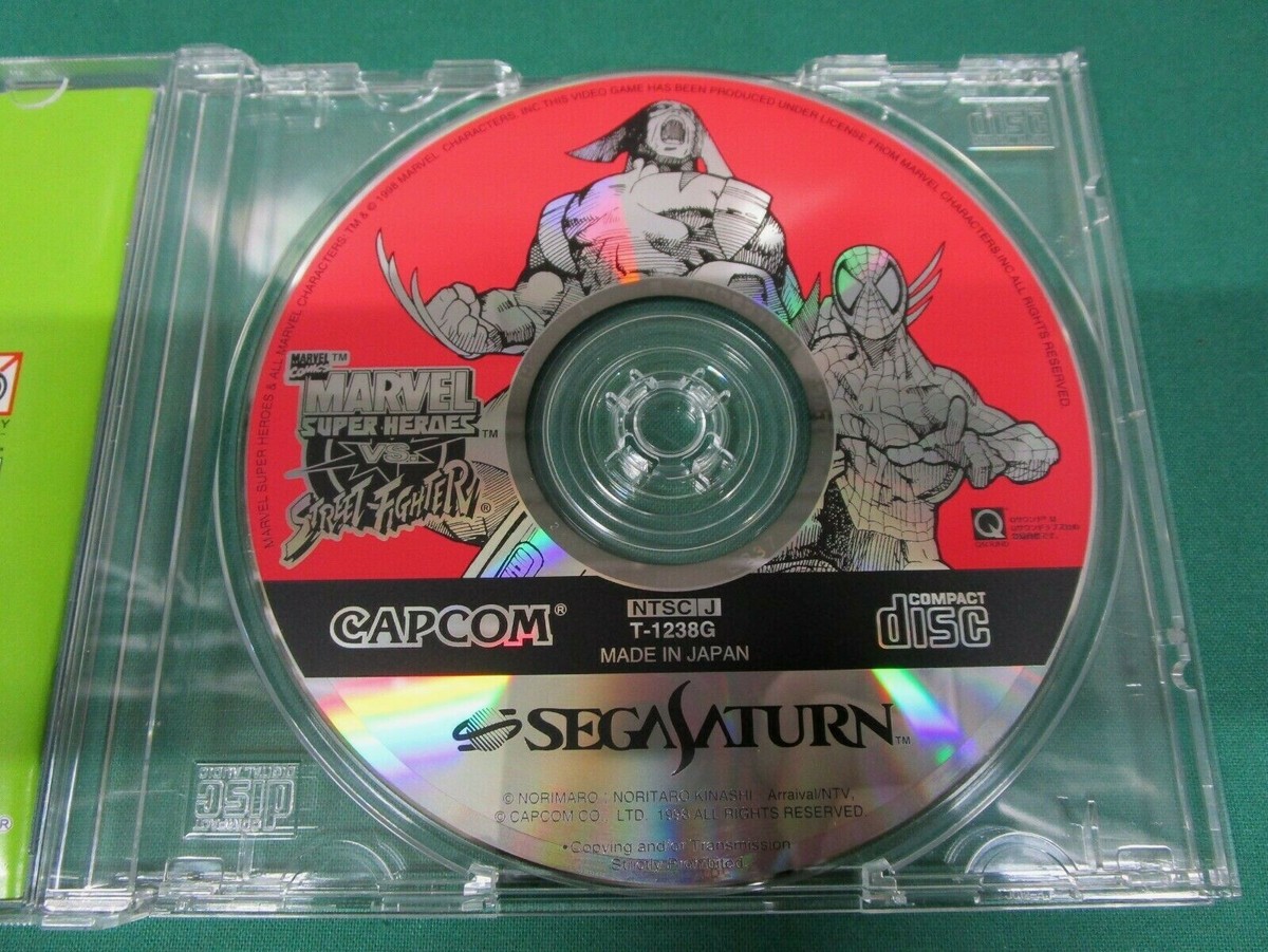 Sega Saturn Marvel Super Heroes VS Street Fighter + 4MB RAM Sega Saturn Marvel Super Heroes VS Street Fighter + 4MB RAM
