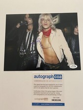 Daniel Webber signed autographed 8x10 Photo The Dirt Vince Neil ACOA