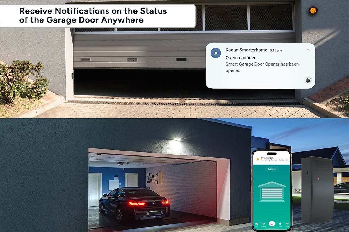 Kogan SmarterHome™ Garage Door Opener, Smart Garage Door Openers