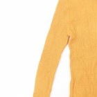 Pull Col Montant New Look Femme, Beige, Mélange Viscose, Taille M (très Bon état)