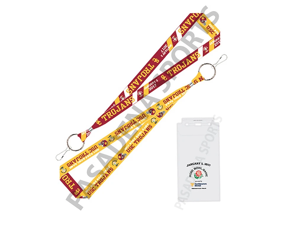 Rose Bowl USC Trojans 2017 cordón reversible/portaboletos pac12 Foto 4 de 4