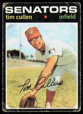 1971 Topps Base Set Tim Cullen Washington Senators #566
