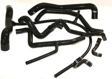 PARA 94-98 VW GOLF GTI VR6 MK3 V6 SILICONA CARRERAS RADIADOR MANGUERA KITS Negro