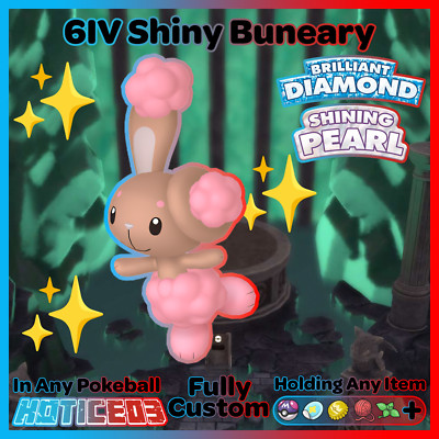 Pokémon Leggende ZA – BUNEARY Lv30 ALPHA Shiny 6IV Adamant FAST Per Nintendo Switch