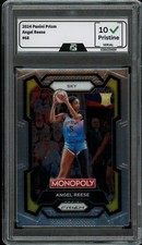 Angel Reese 2024 WNBA Panini Prizm #68 Graded Gem Mint 10 RC Rookie Card