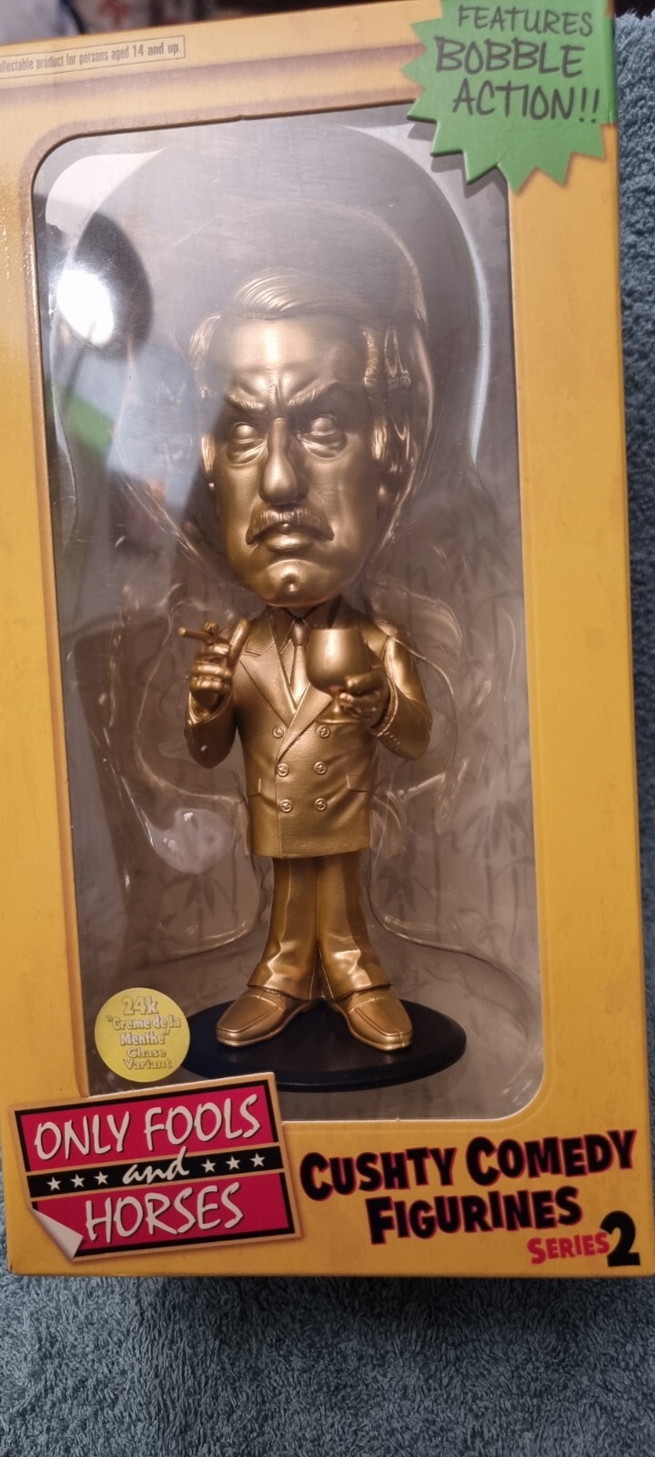 CUSHTY VINYL FIGURE BOYCIE GOLD Bobble head Only Fools and Horses New Boxed