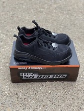Zapato de Trabajo Skechers Uno SR Puntera Comp Para Mujer Talla 8.5 Negro