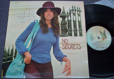 CARLY SIMON No Secrets ORIGINAL 1972 FRANCE LP Singer Songwriter Richard Perry