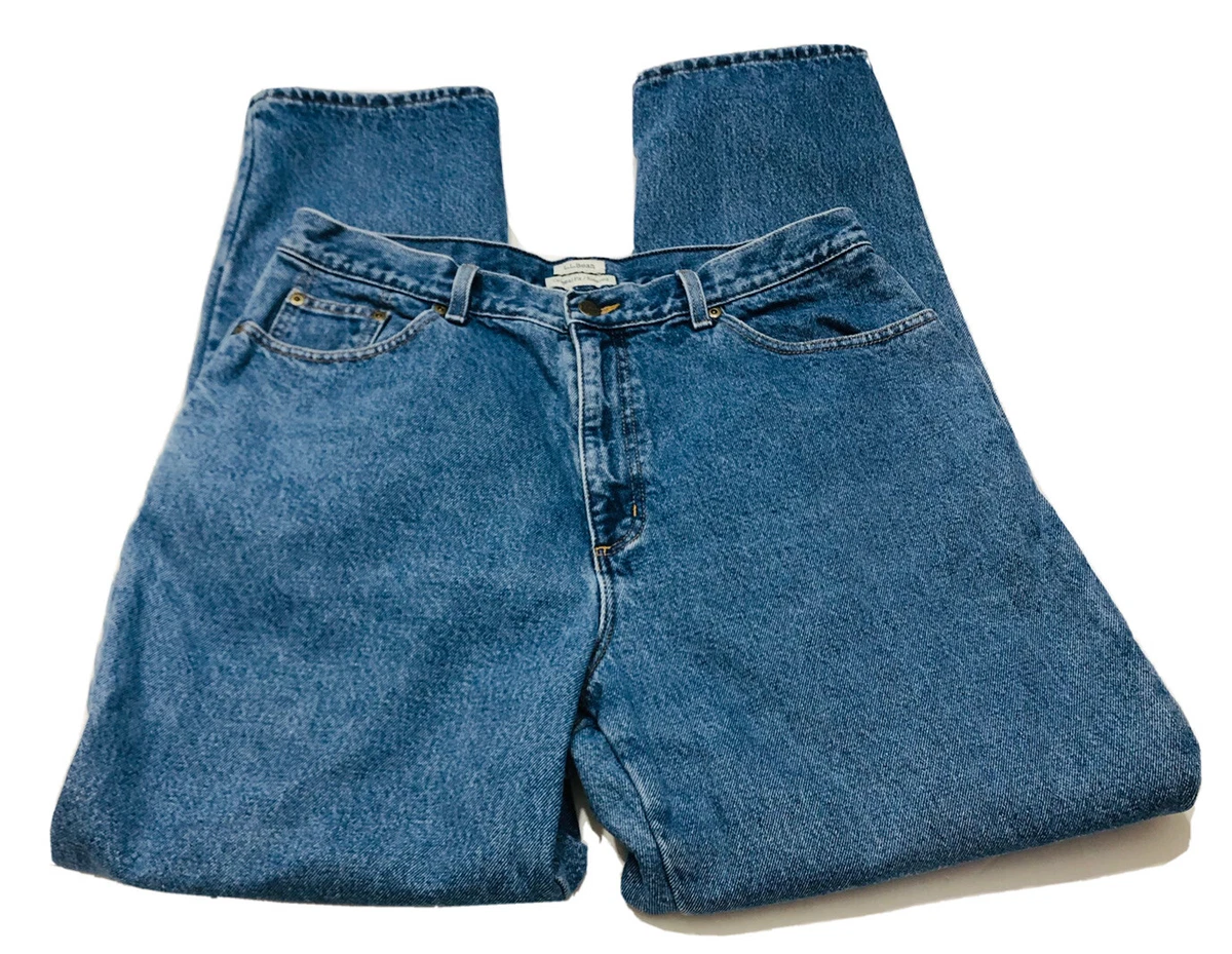 Ll bean lined best sale jeans