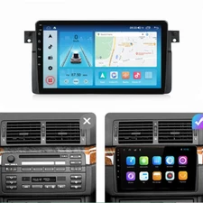 Car 9inch 2din Wifi Android Auto Radio For E46 M3 318 Multimedia GPS Navigation