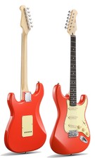 Donner Dst-600 Electric Guitar With Gig Bag Tremolo Bridge Sss Pickup Solid Body