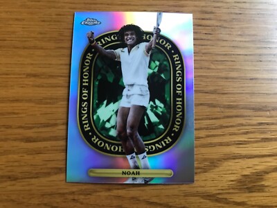2021 Topps Chrome Tennis Yannick Noah Rings of Honor refractor