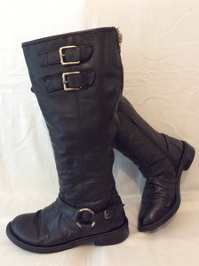 carvela black knee high boots