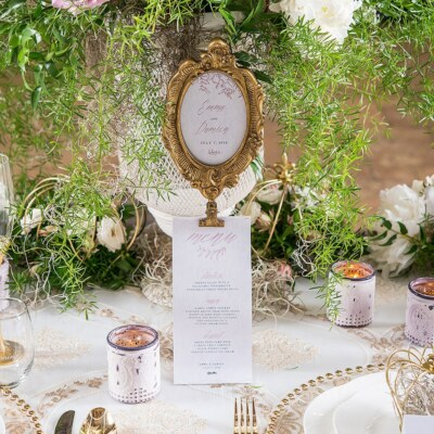 Baroque Oval Standing Frame in Gold Wedding Table Number DIY Frame  Reception