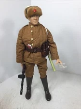 1/6 HASBRO GI JOE RUSSIAN RED ARMY GUNNER STALINGRAD PPSH-41 GRENADES & MOLOTOV