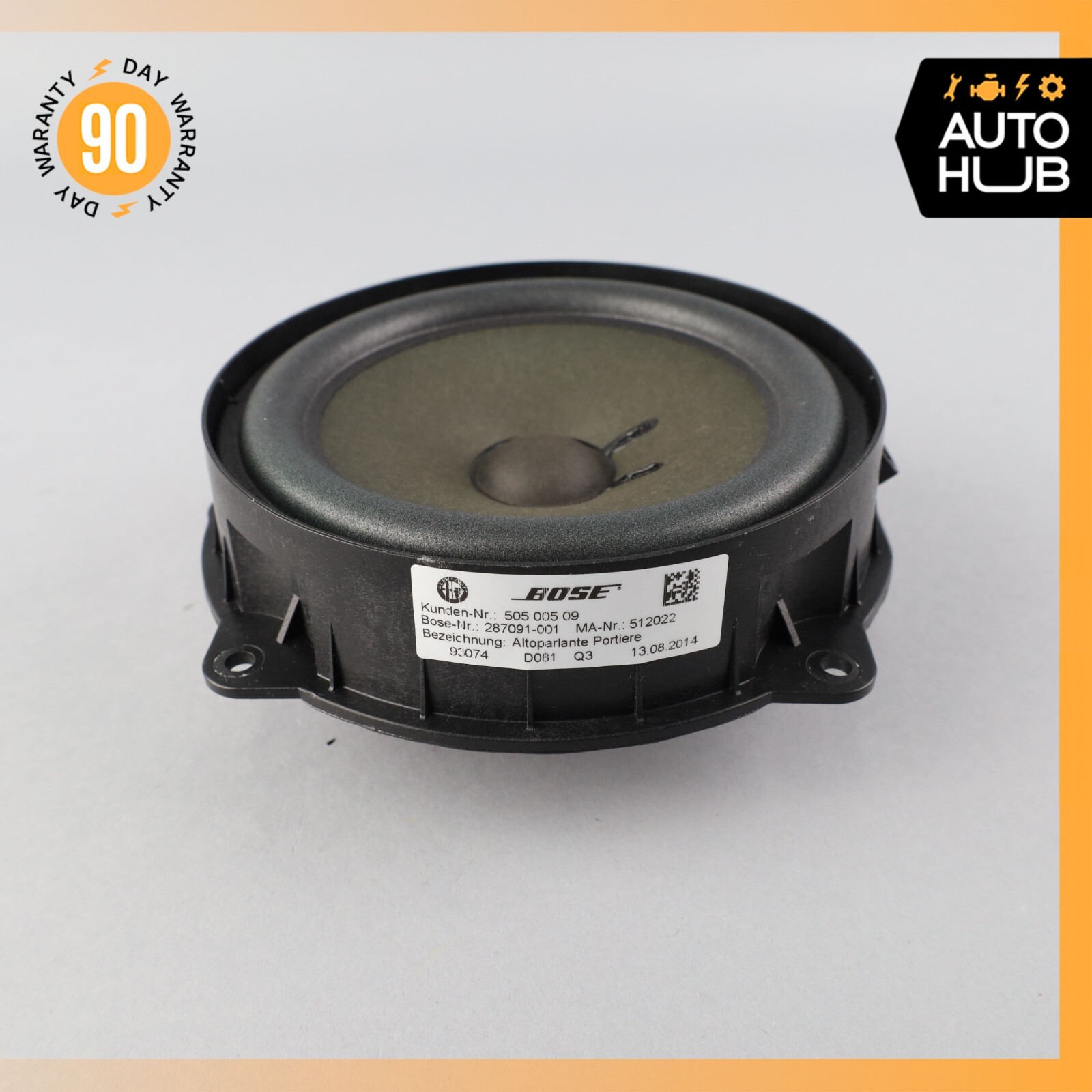 08-19 Maserati GranTurismo S M145 Door Sound Speaker 512022 OEM 33k