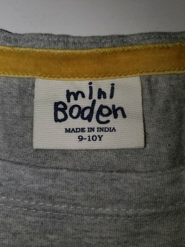Mini Boden Girl Set Butterfly T-shirt & Aqua Green Corduroy Skirt 9-10 NWT - Picture 4 of 4