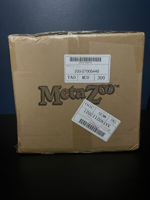 {Sealed/New} MetaZoo Cryptid Nation 2nd Edition Master Case Booster Box x12