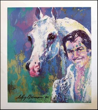 LeRoy Neiman Poster Wayne horse Make an Offer!! 