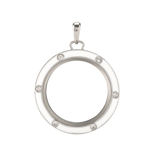 Cool Me Cool Hamsa 30mm Chakra Essential Oil Diffuser Locket Necklace - Stainless Steel Aromatherapy Jewelry With 10 Pads - View #3