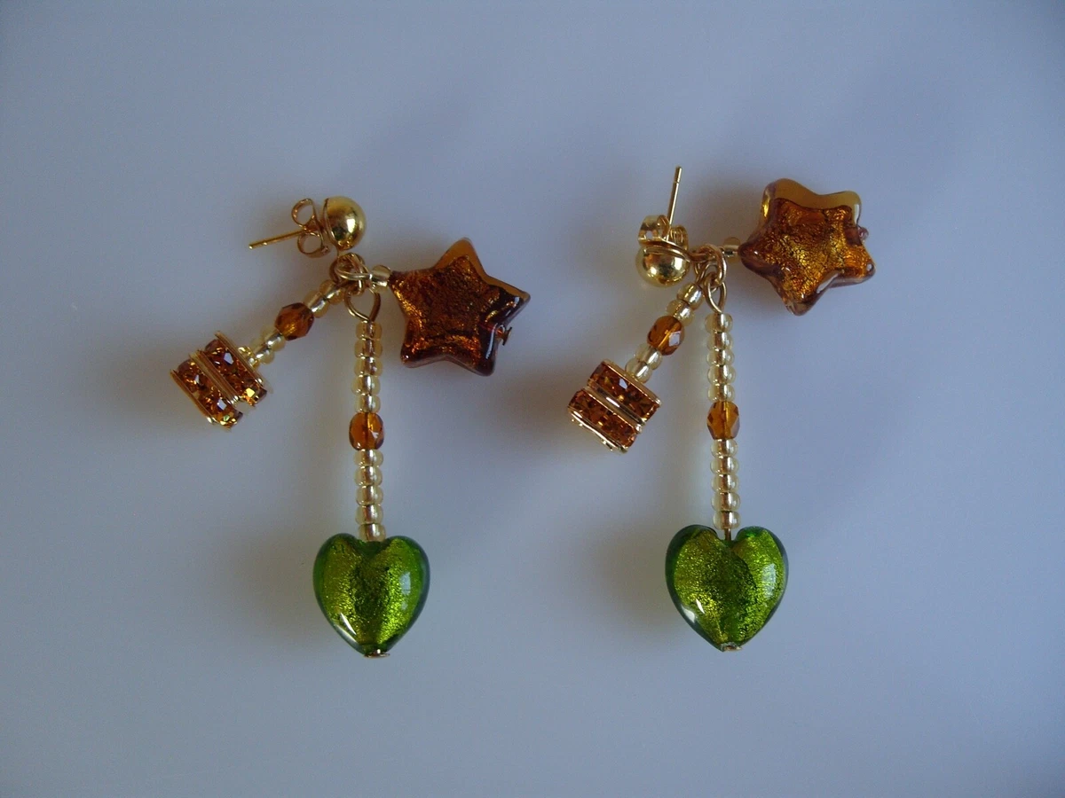 Handmade Murano glass Earrings | Murano glass | Vianello Nadia Murrine –  Vianello Nadia Murrine di Trebbi Davide