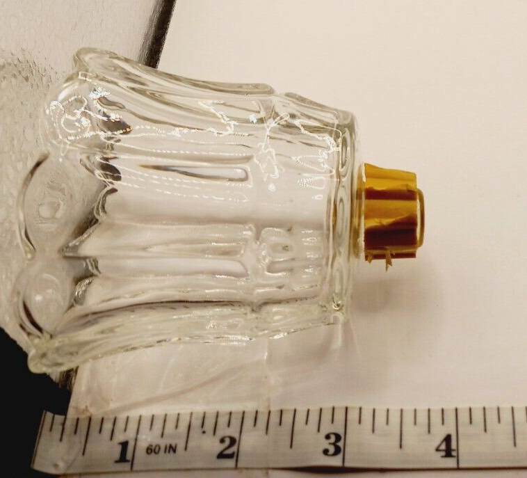 Set of 3 HOMCO STARLITE Pegged Votive Cups Clear Glass Candle Holder eBay