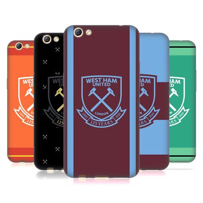 OFFIZIELLE WEST HAM UNITED FC 2020/21 CREST KIT GEL HANDYHÜLLE FÜR OPPO HANDYS