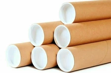 50 - 2 x 26" Kraft Tubes Poster Document Graphics Mailing Shipping Packing 
