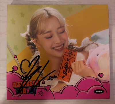 STAYC [TEEN FRESH] SUMIN Autographed Signed Digipak Album | eBay