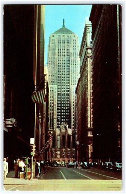 BOARD OF TRADE BUILDING LA SALLE STREET CHICAGO ILLINOIS POSTCARD
