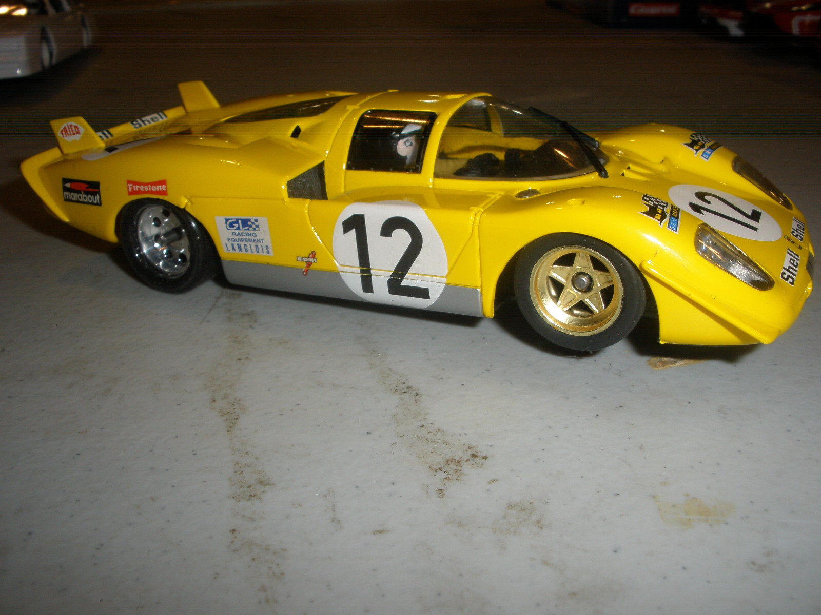 Fly Ferrari 512S Long Tail 12 Slot Car 1/32 Scale ss gear, rear