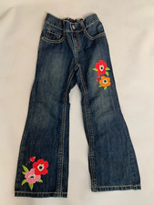 Gymboree Blooming Nautical Flower Jeans 5 So Cute Adjustable Waist