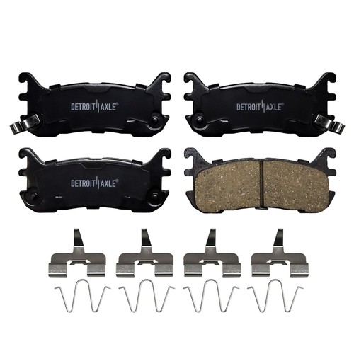 Rear Ceramic Brake Pads+ Hardware Ford Escort Mazda Miata Protege Mercury Tracer - Picture 4 of 9