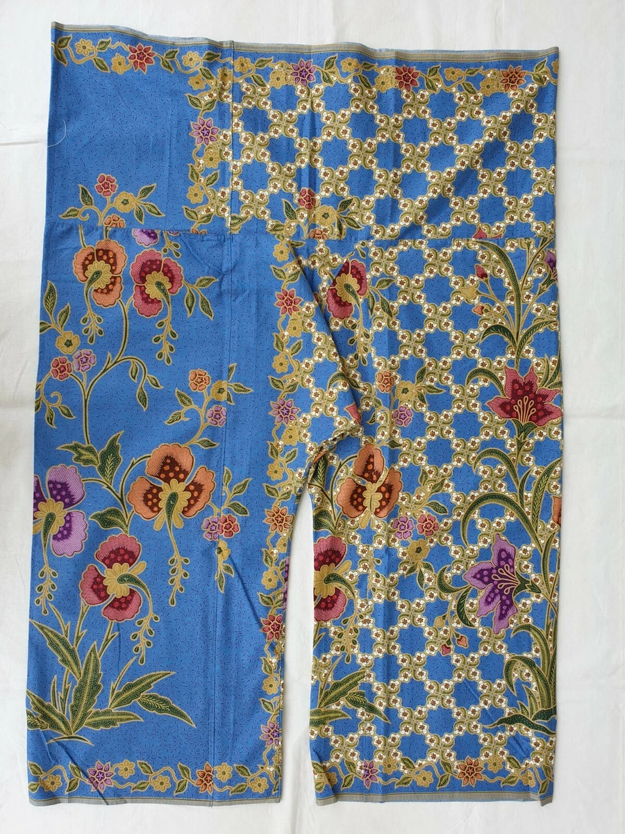 Thai Fisherman Pants in Cotton Batik Printed, Casual Pants