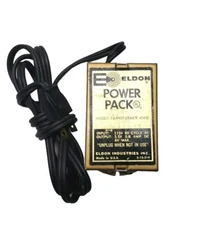 Vtg. Eldon Power Supply Pack Hobby Transformer #3400 Input 115v Output DC 6V MAX