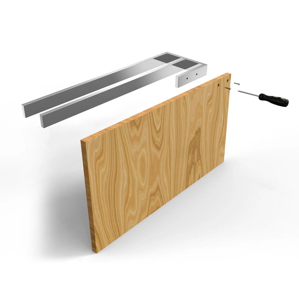 Handtuchhalter Jörn mit zwei Stangen für Waschtisch, Chrom, Aluminium - Bild 4 von 4