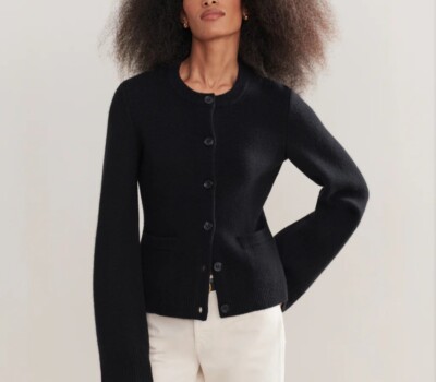 Jenni Kayne Cooper Cardigan Black Small New With Tags