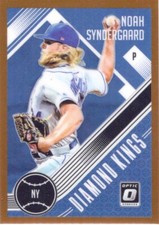 NOAH SYNDERGAARD  METS  2018 DONRUSS OPTIC DIAMOND KINGS #18 - BRONZE HOLO