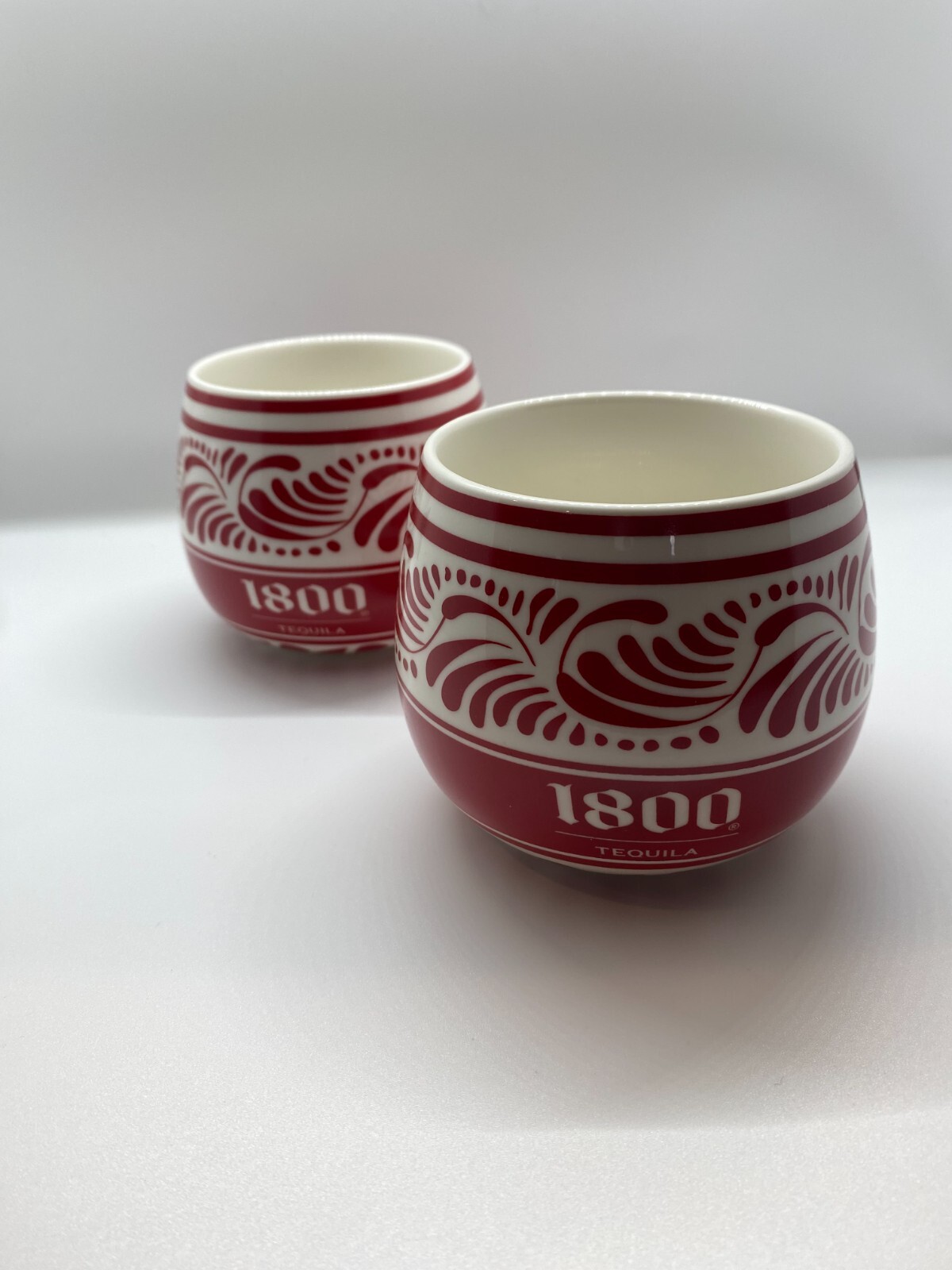 1800 Tequila Ceramic Cups | Set of 2
