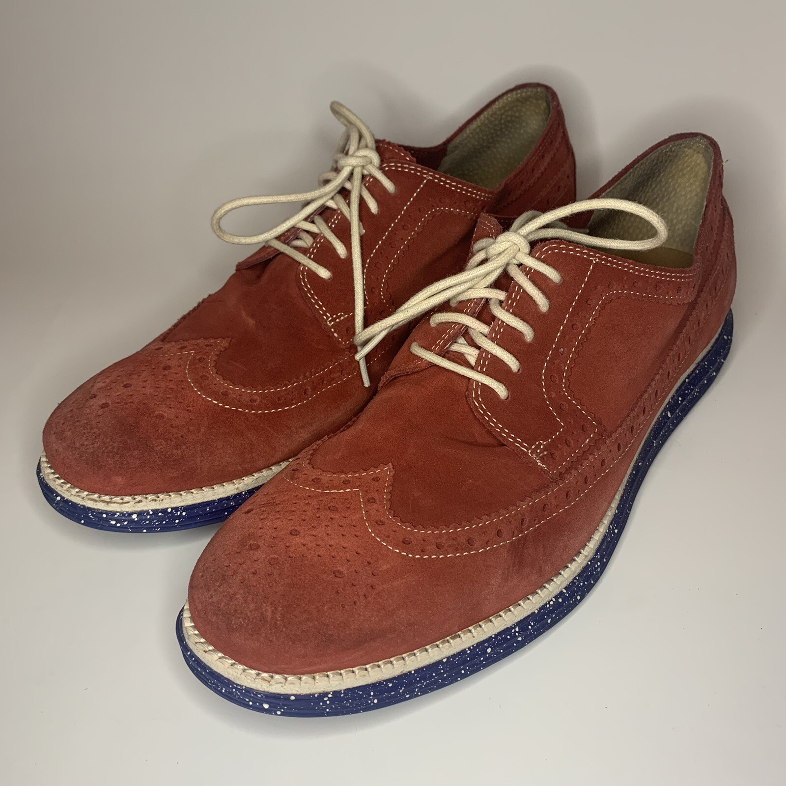 Cole Haan Lunargrand Wing Tip Chili 