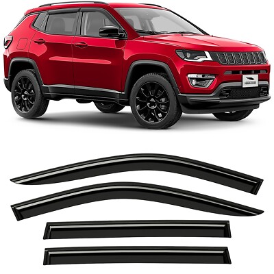 Voron Glass Windabweiser für/kompatible mit Jeep Compass 2016-2026 SUV.