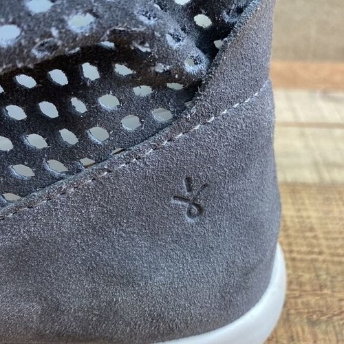 Stivaletti donna Emu Australia grigio pelle scamosciata traforati numeri 8,5 - Foto 7 di 12