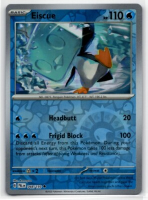 #ad Pokemon Paldea Evolved Reverse Holo 048 193 Eiscue $1.49