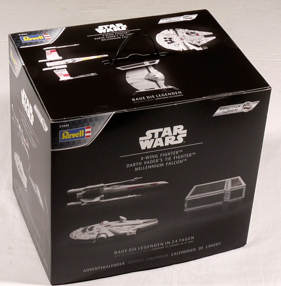 PRL) REVELL STAR WARS 01044 X-WING DARTH VADER'S TIE FIGHTER MILLENIUM FALCON - Immagine 2 di 4