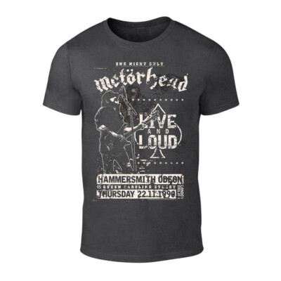 Motörhead - Live And Loud T-Shirt - Official Merchandise